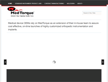 Tablet Screenshot of medtorque.com